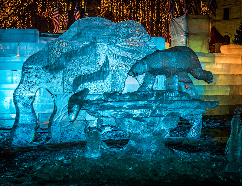 Winter Carnival ice carving